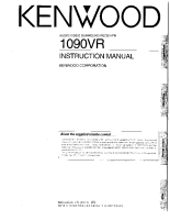 Kenwood 1090-VR-Owners-Manual
